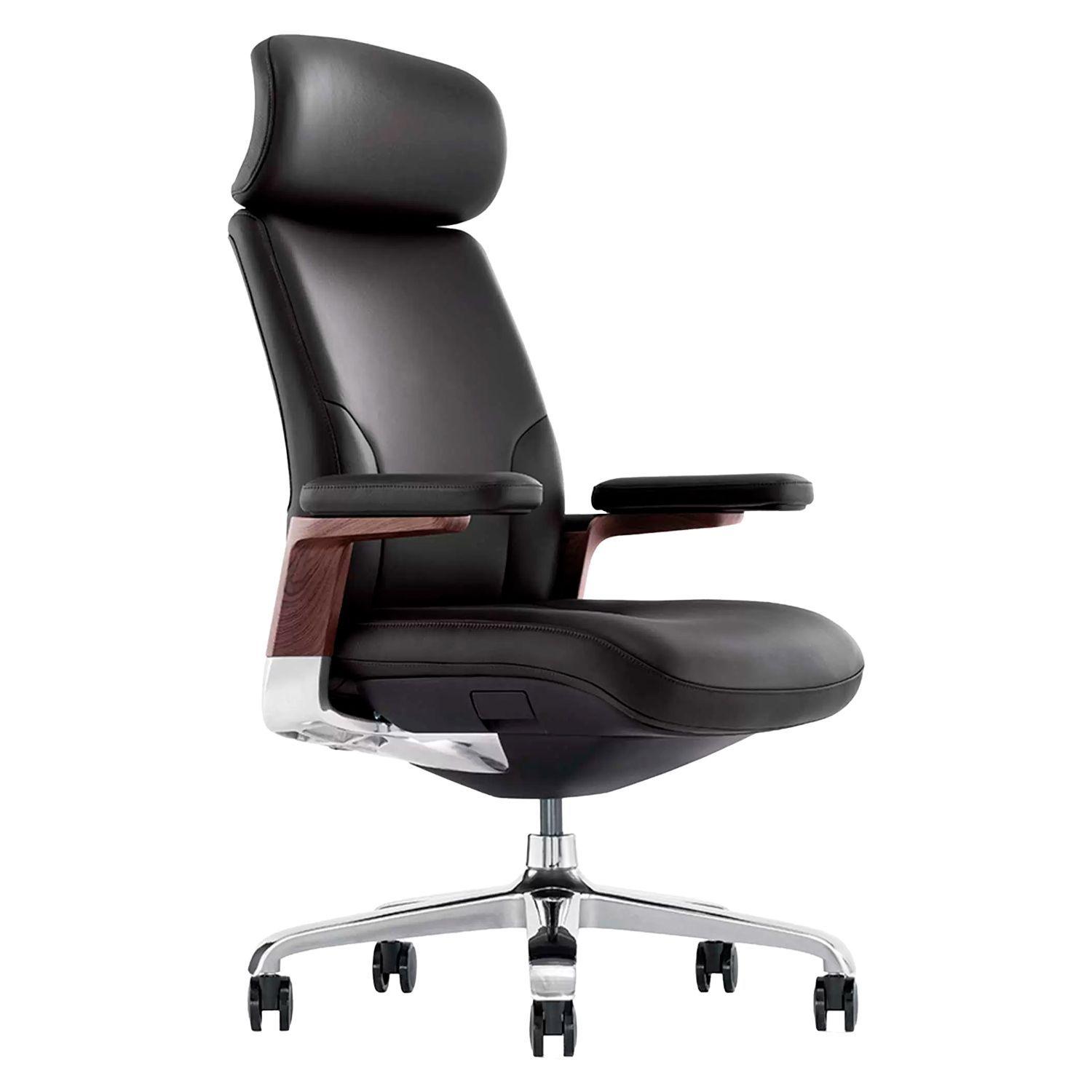 Sillón Gerencial Inspirato Respaldo Alto Cuero Premium Ofix-0