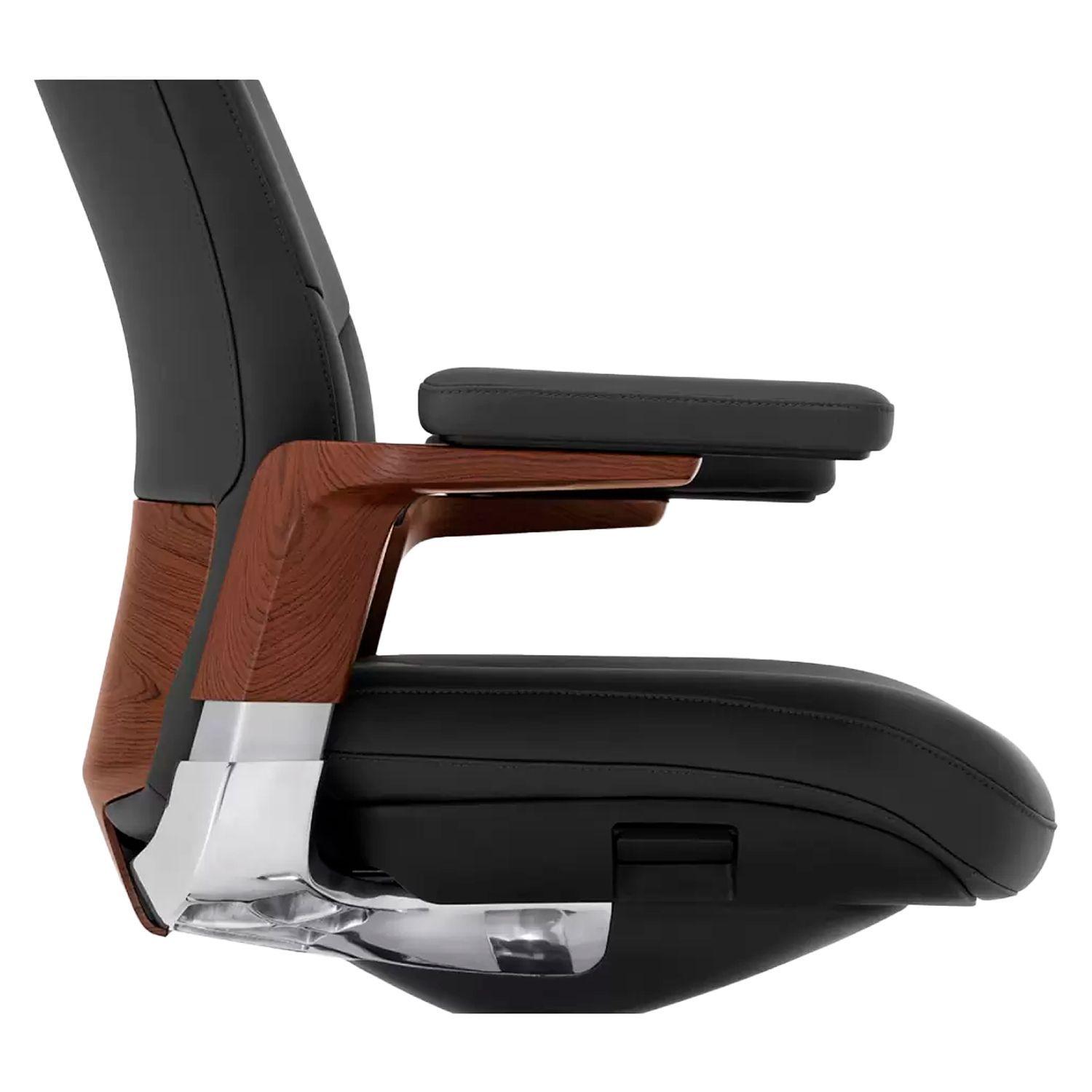 Sillón Gerencial Inspirato Respaldo Alto Cuero Premium Ofix-3