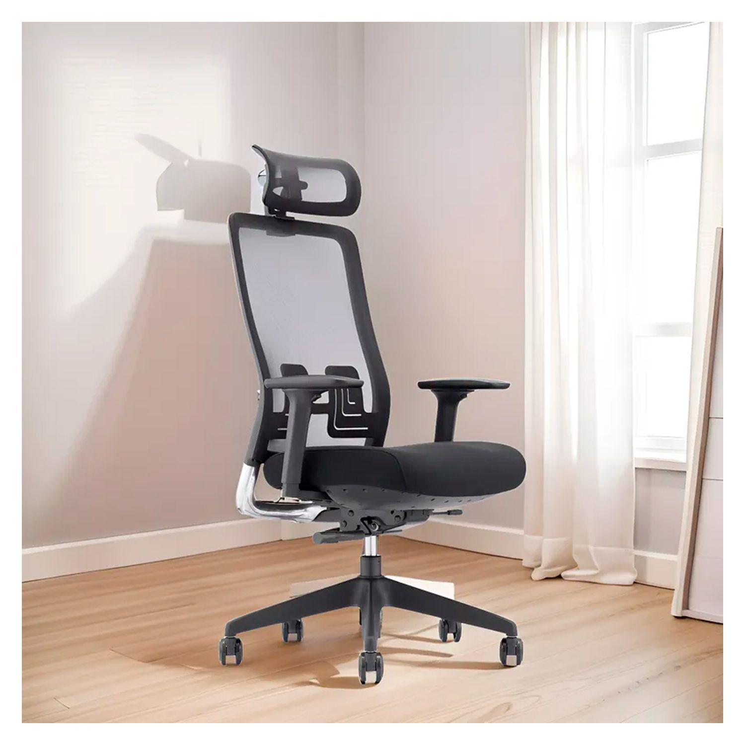 Silla Ejecutiva Thomas Premium Ergonomica Con Cabecero Ofix-4