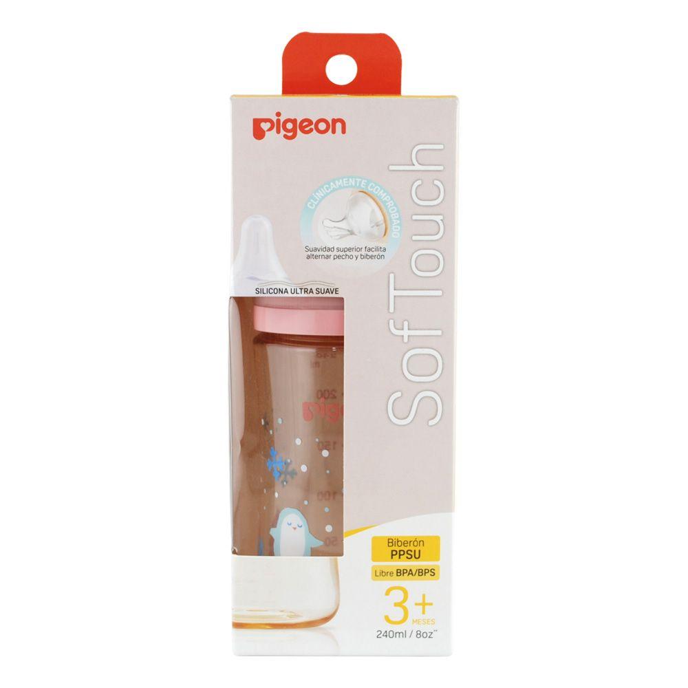 Mamadera PPSU "Pingüino 2" SofTouch Pigeon 31232-3