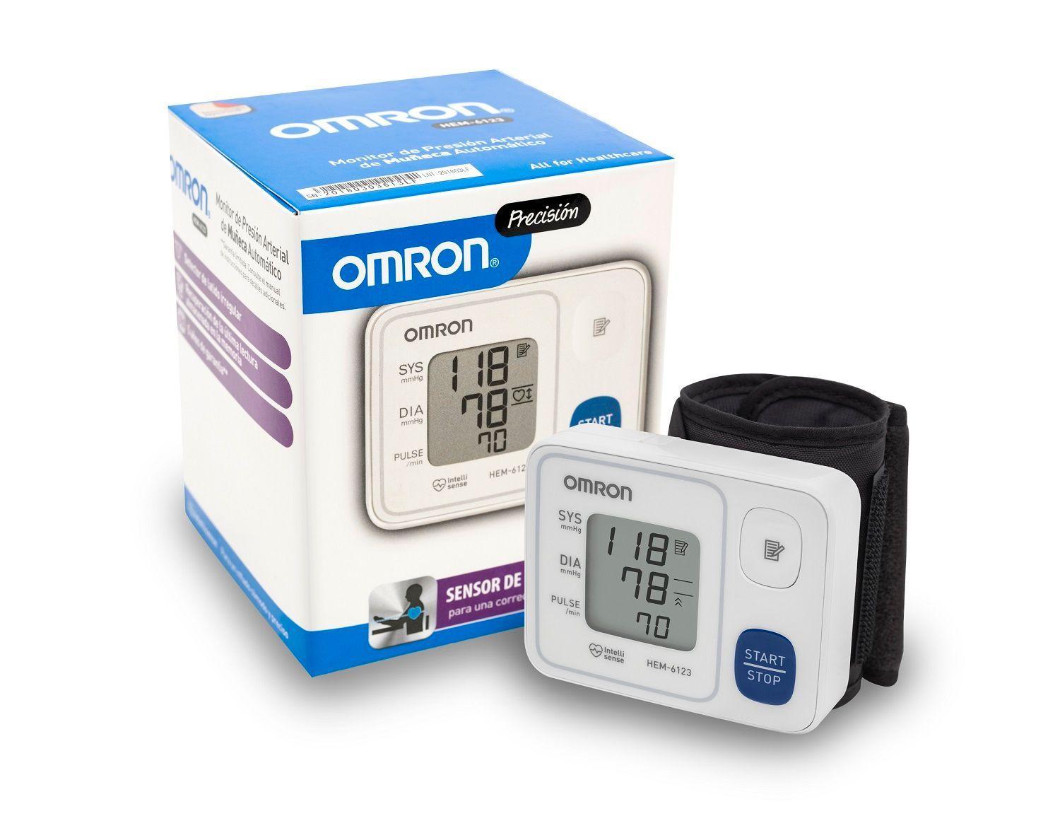 MONITOR DE PRESION ARTERIAL DE MUÑECA OMRON HEM6123-2