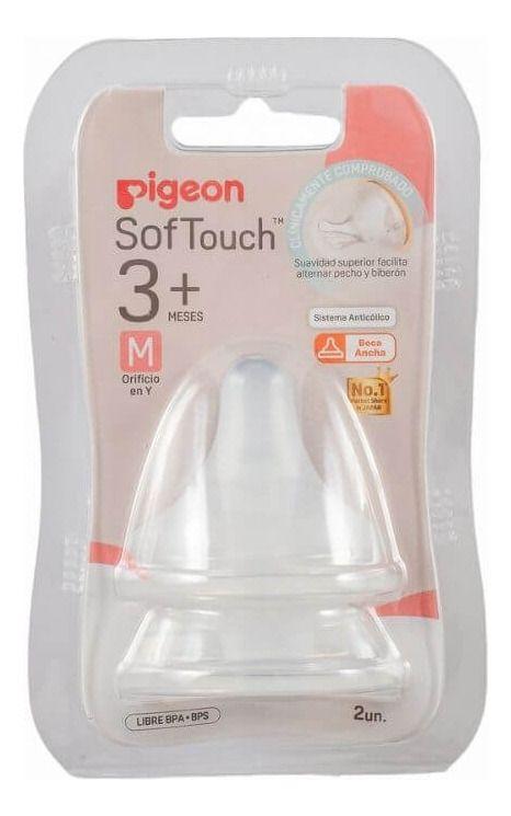Tetina Repuesto Softouch Pigeon M 2 Unids-0
