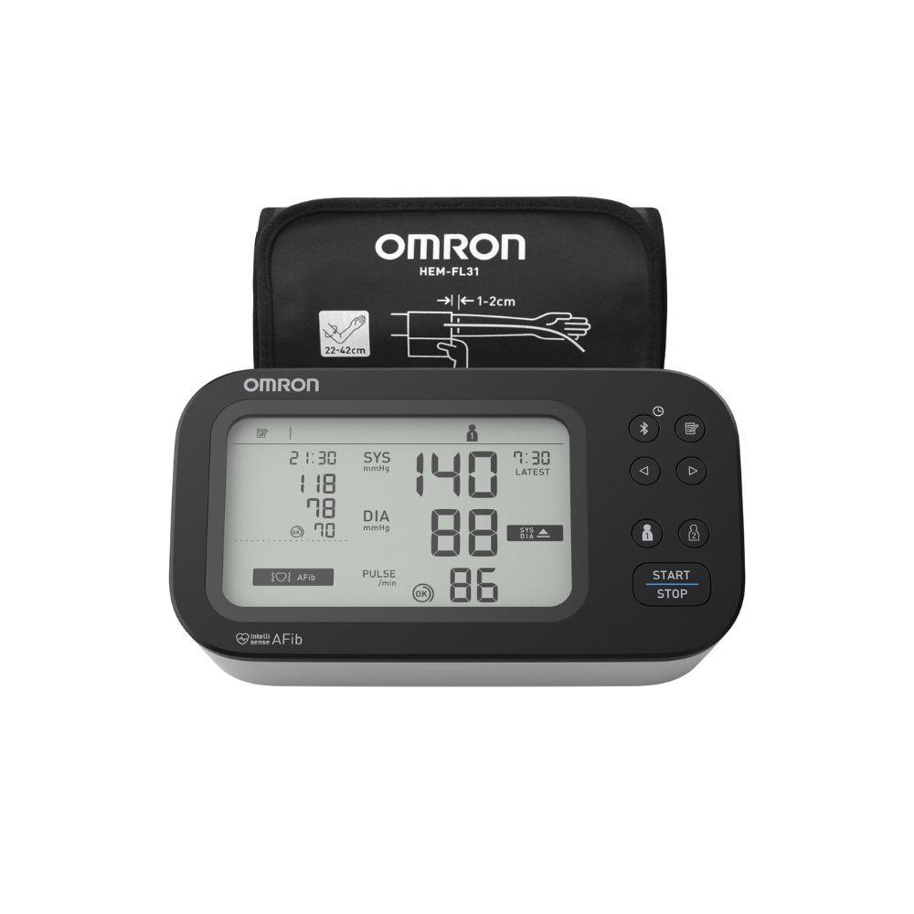 Monitor de presión arterial de brazo OMRON M7 HEM 7380T Afib-2