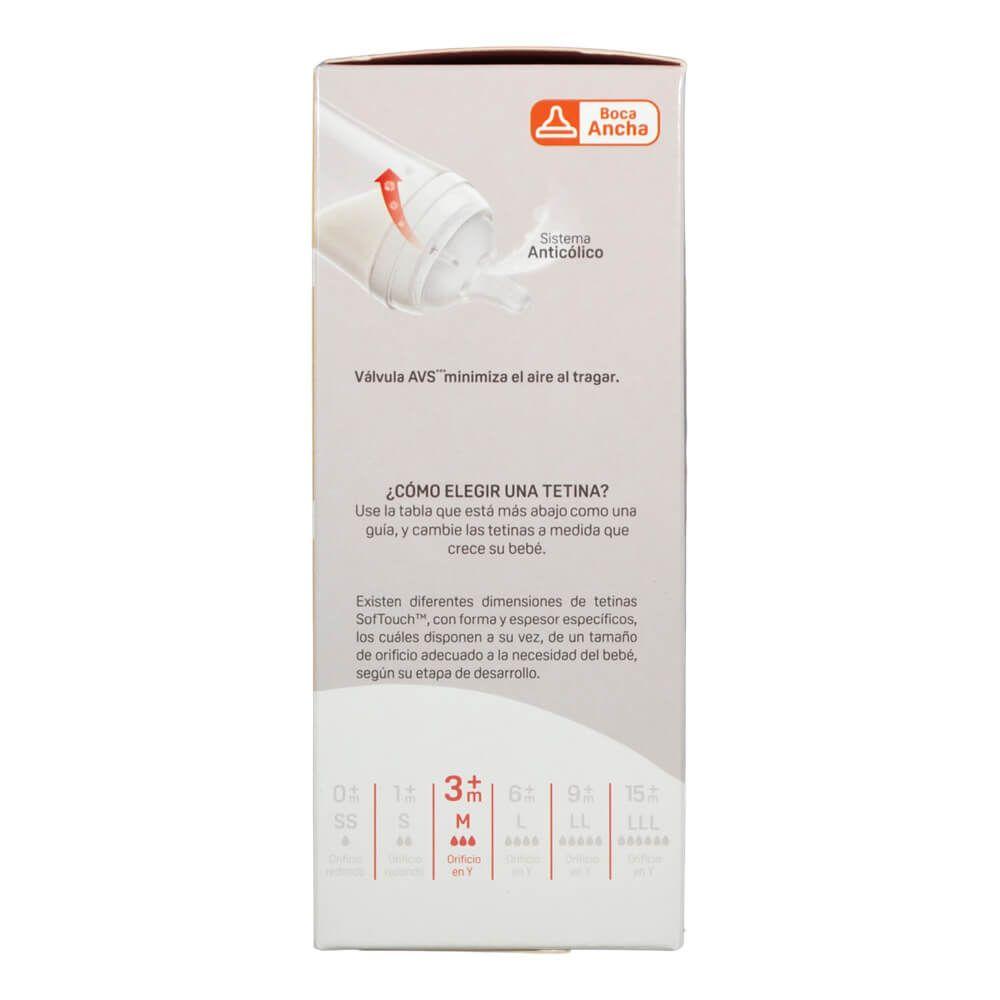 Biberon Softouch Pigeon Planets 3 con Asa 240 ML-6