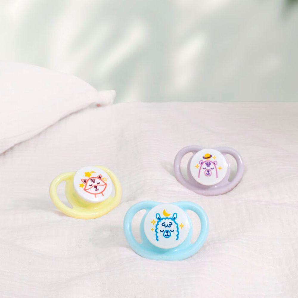 Chupete Pigeon MiniLight S Noche (brilla en la oscuridad)-4