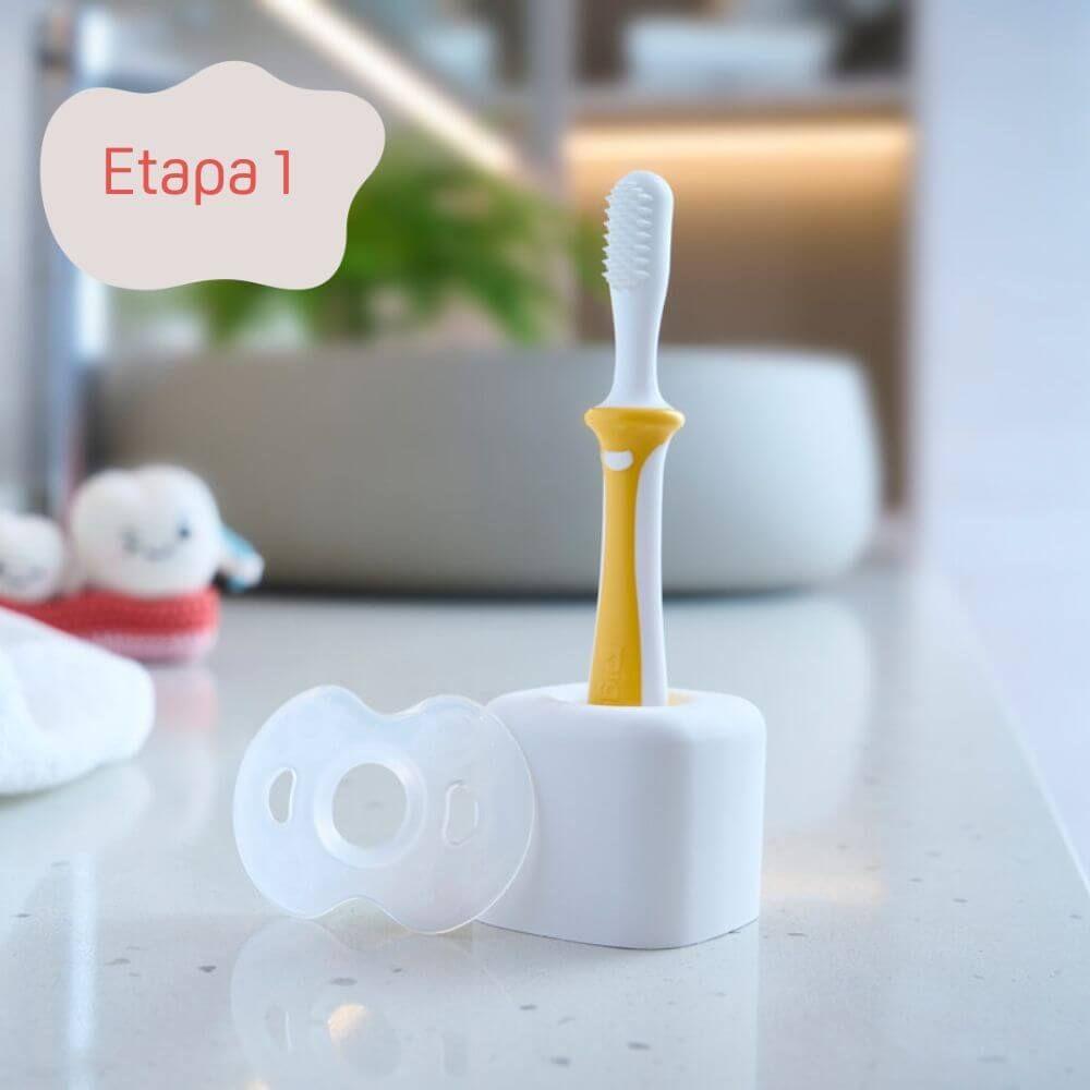 Cepillo Dental De Aprendizaje Amarillo- Paso 1-3