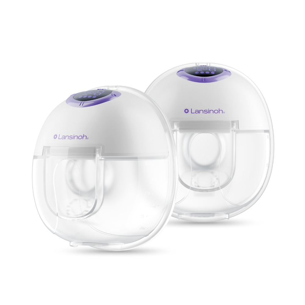 Extractor eléctrico portátil Lansinoh DiscreetDuo-0