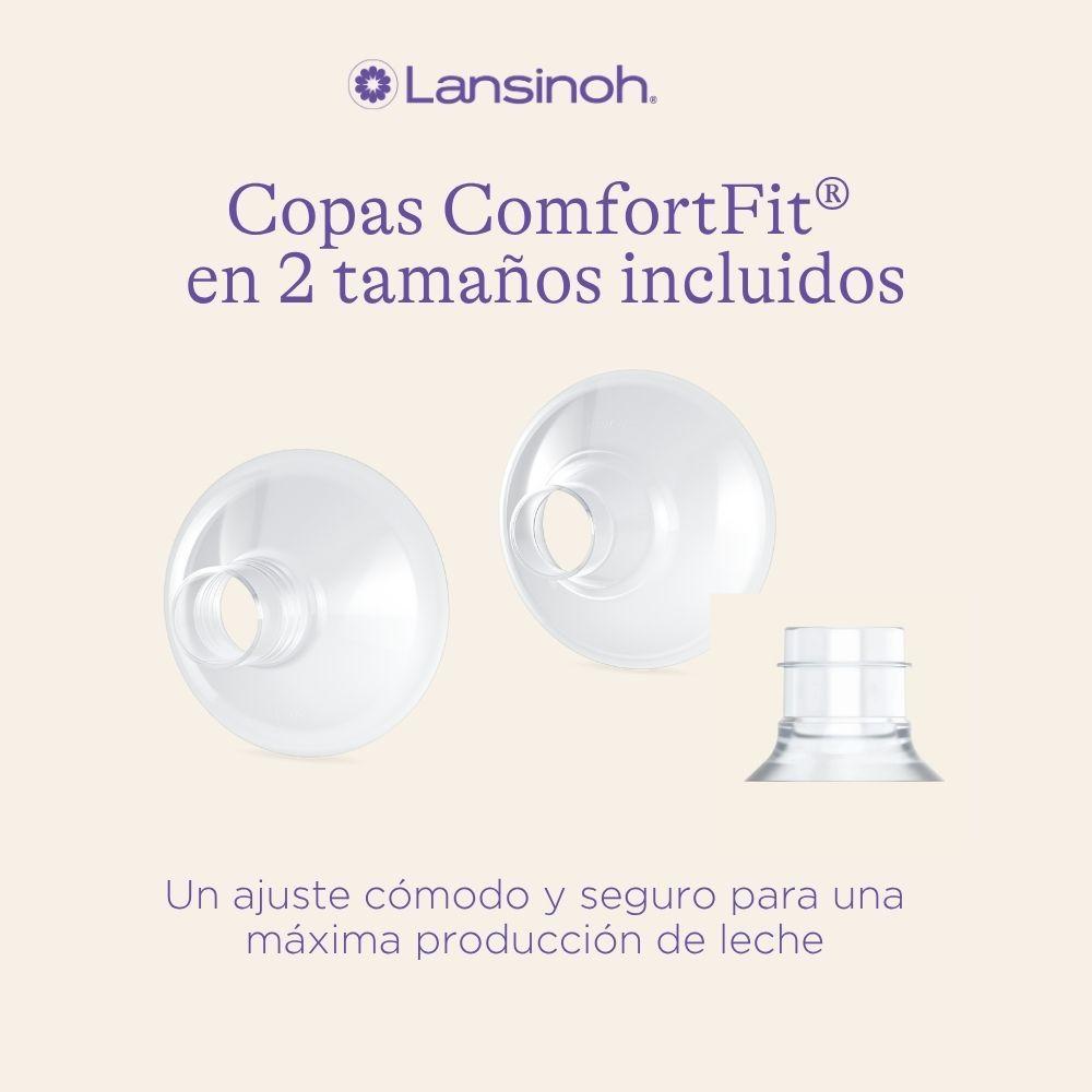 Extractor eléctrico portátil Lansinoh DiscreetDuo-8
