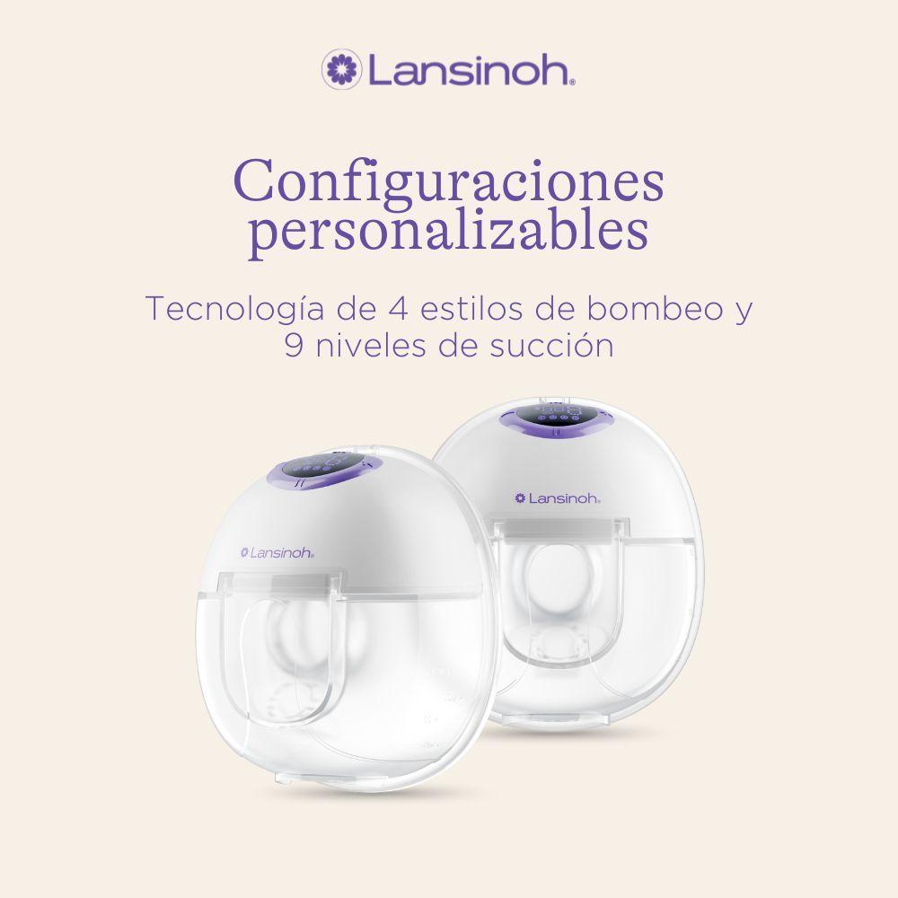 Extractor eléctrico portátil Lansinoh DiscreetDuo-3