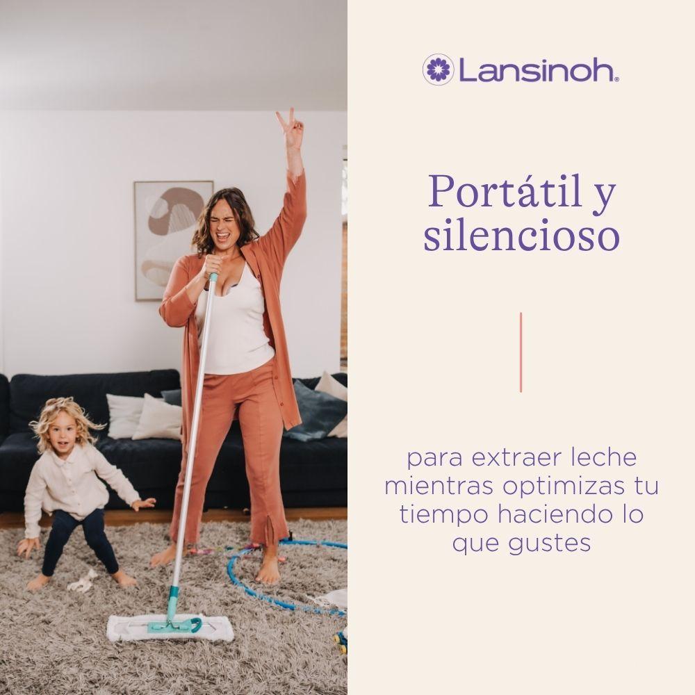 Extractor eléctrico portátil Lansinoh DiscreetDuo-4