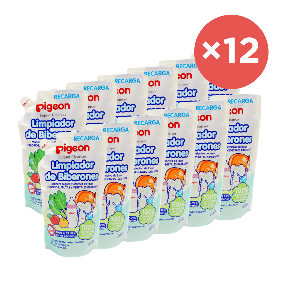 Pack x 12 Limpiador de Biberones Recarga 650 ml.-0