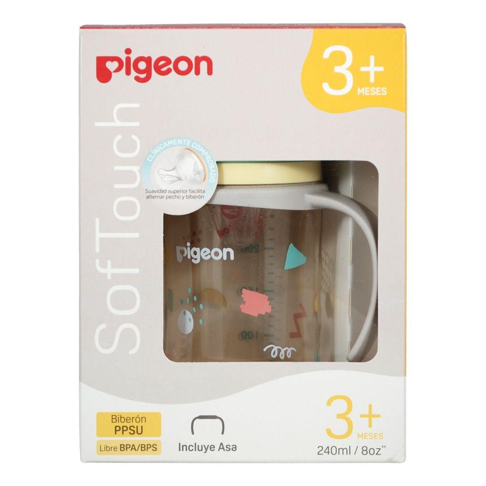 Biberon Softouch Pigeon Fiesta 1 con Asa 240 ML-5