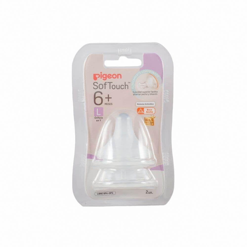 Tetina Repuesto Softouch Pigeon L 2 UNIDS-0