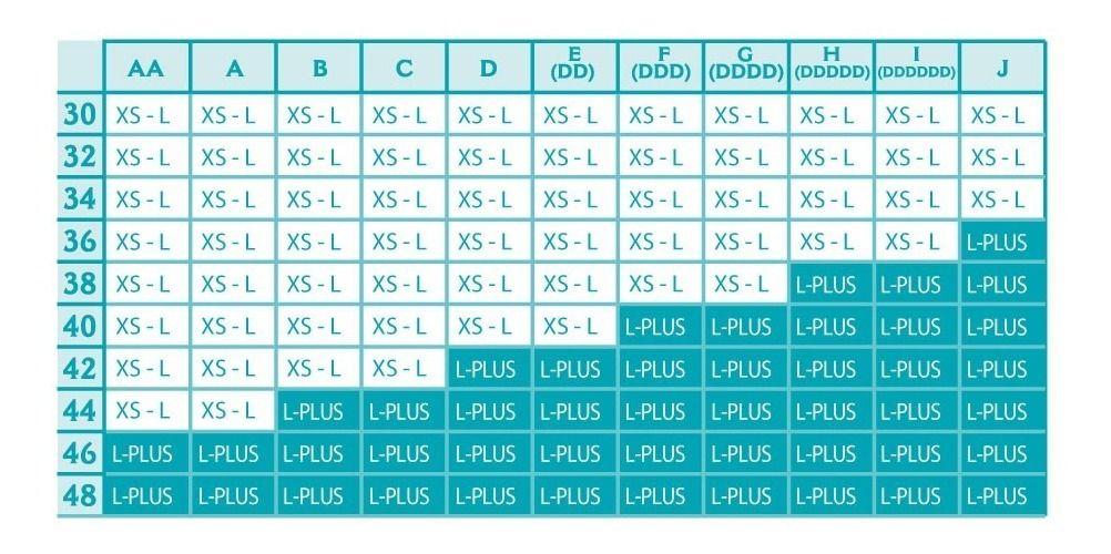 Sostén para extractor de leche, Talla grande L+.-4