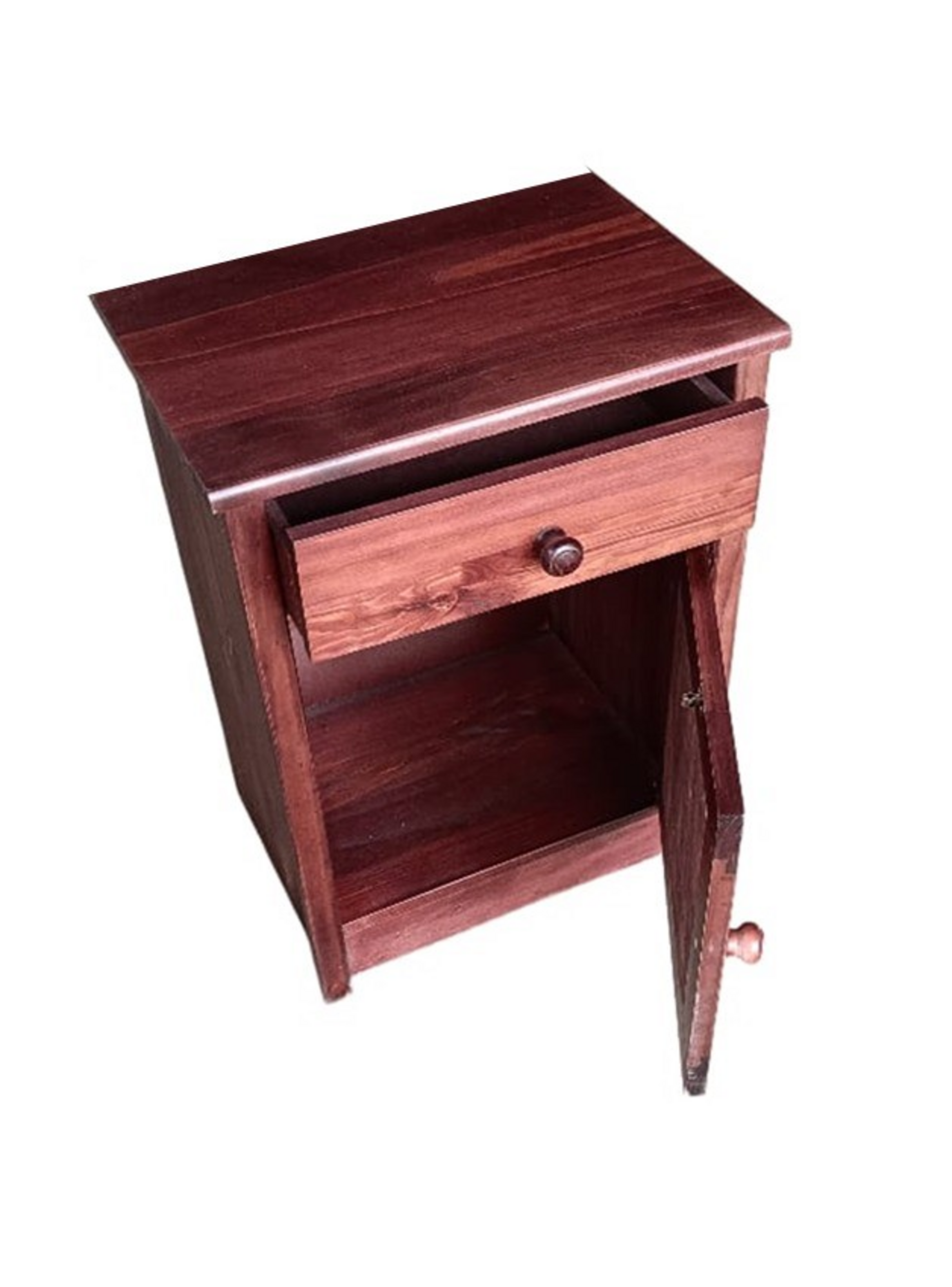Velador de Madera Rustic chocolate-4