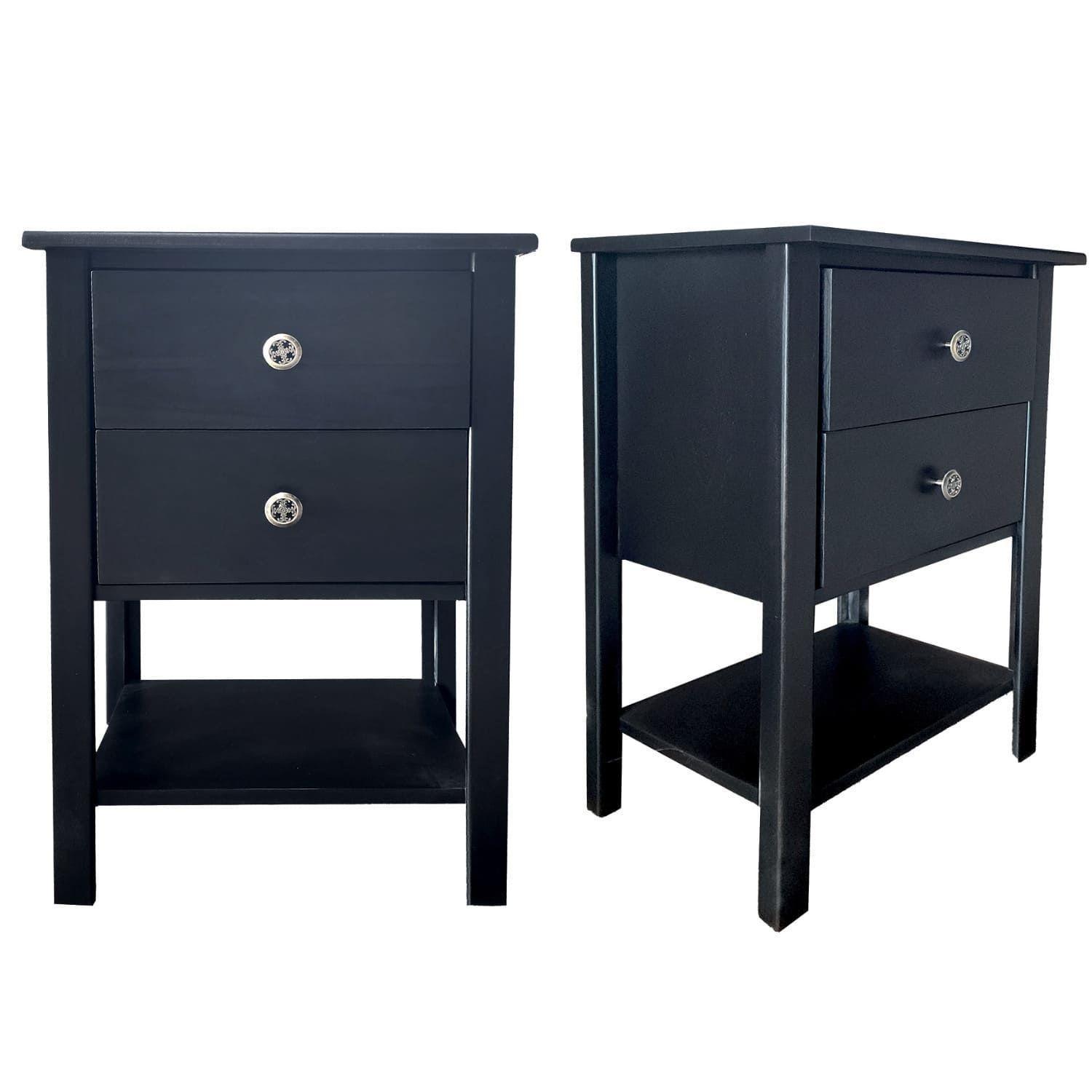 Set Veladores Madera Black-0