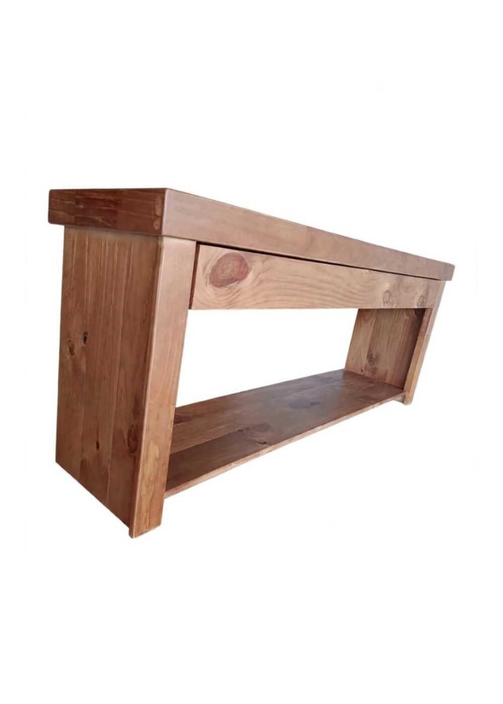 Rack tv Madera Rustic Miel caramela-2