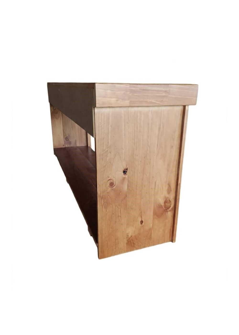 Rack tv Madera Rustic Miel caramela-3