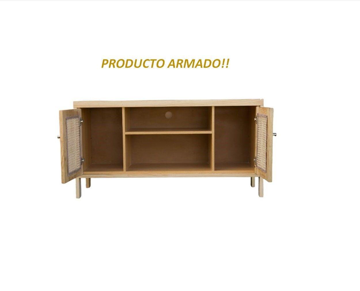 Rack tv 1200 Madera Natural-2