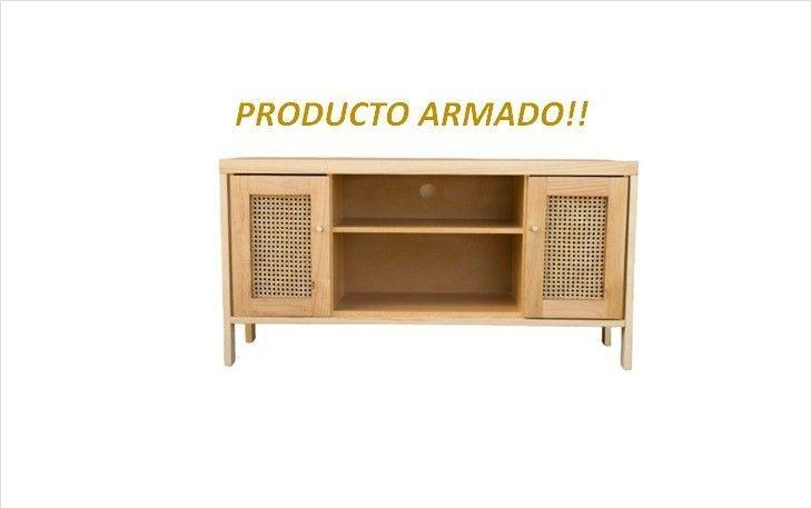 Rack tv 1200 Madera Natural-2