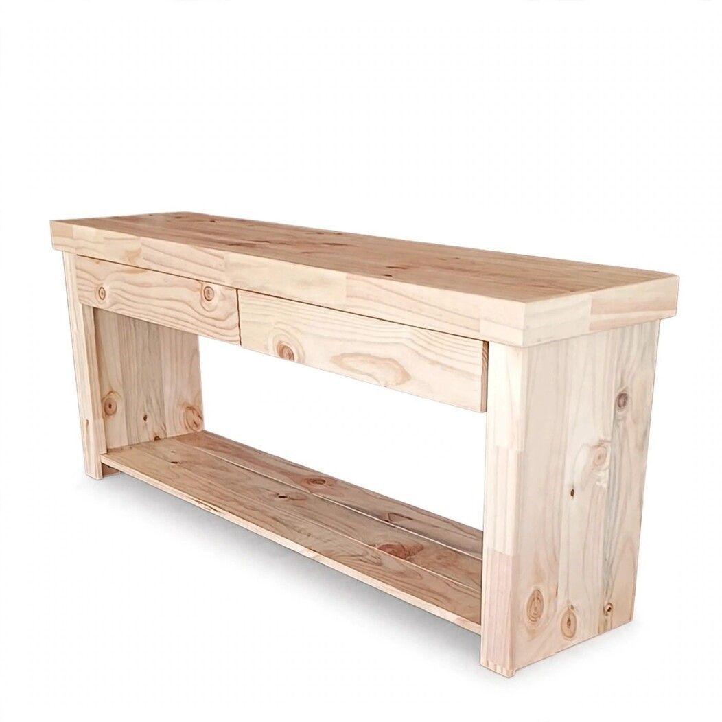 Rack Tv Madera Rustic Natura-2