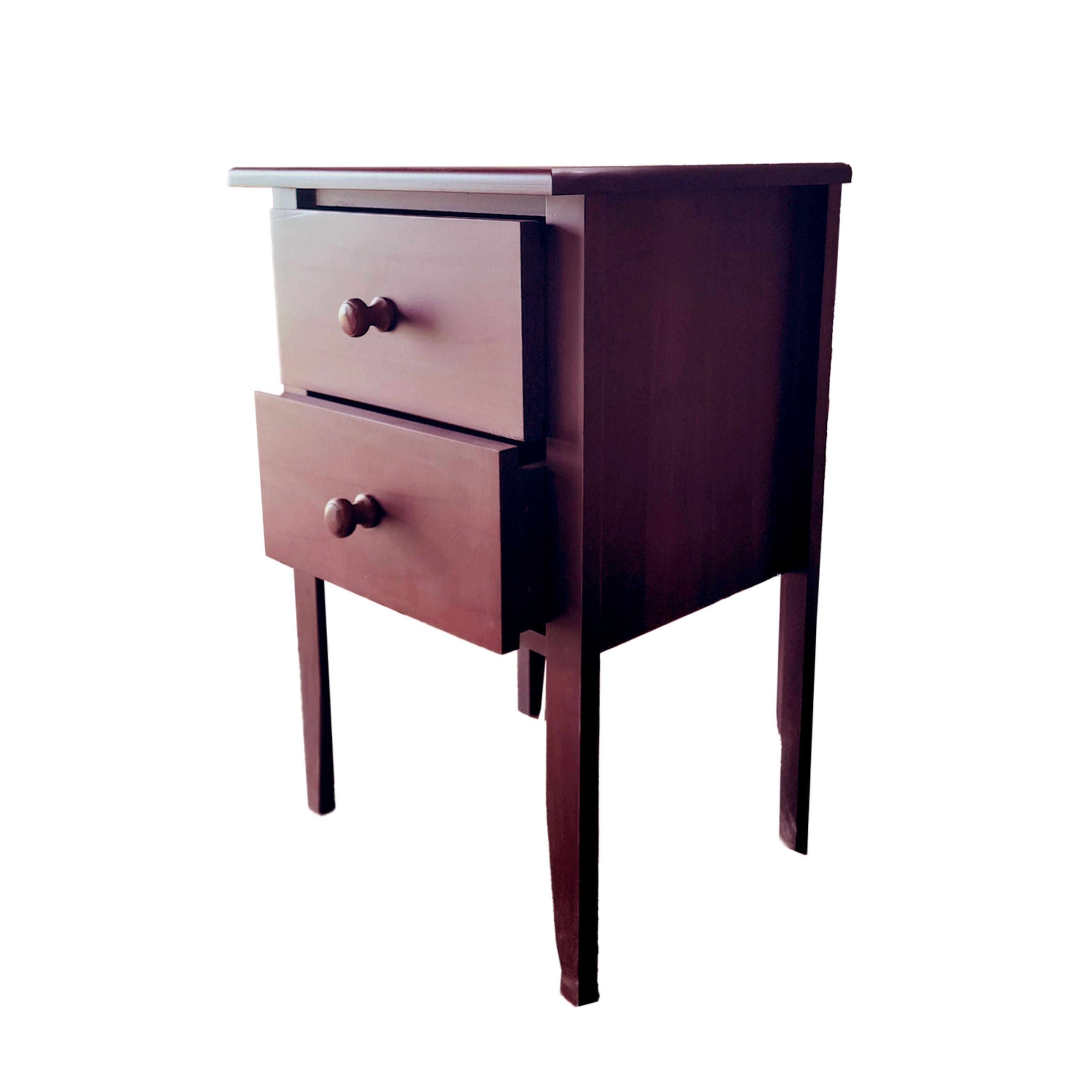 Set Respaldo Velador Madera Provenza 2 plaza-6