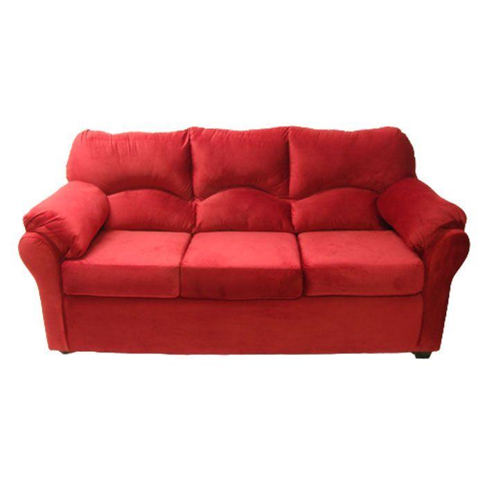 SOFA FELPA 3 CUERPOS DECO ROJO-1
