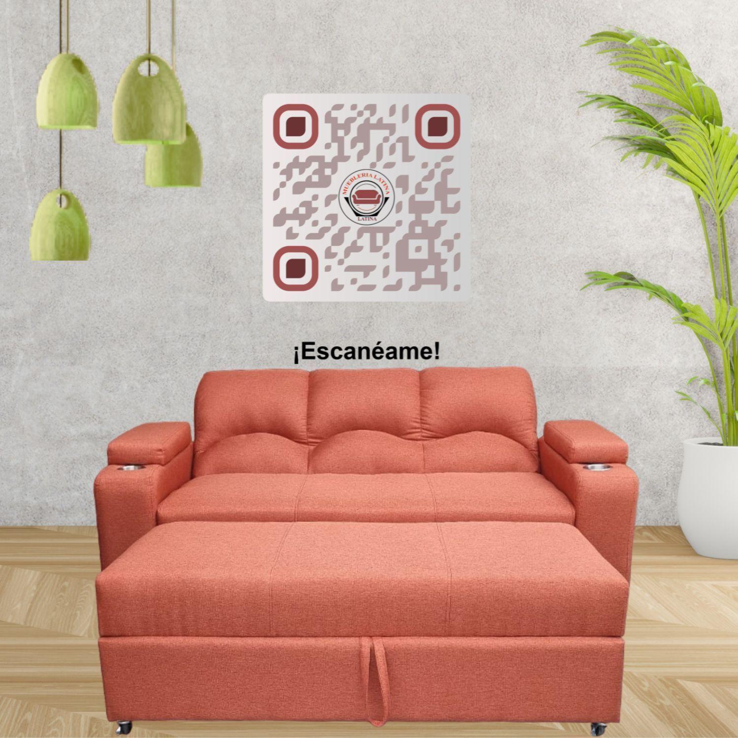SOFA CAMA FUNCIONAL 2 PZ DECO LINO TEJA-3