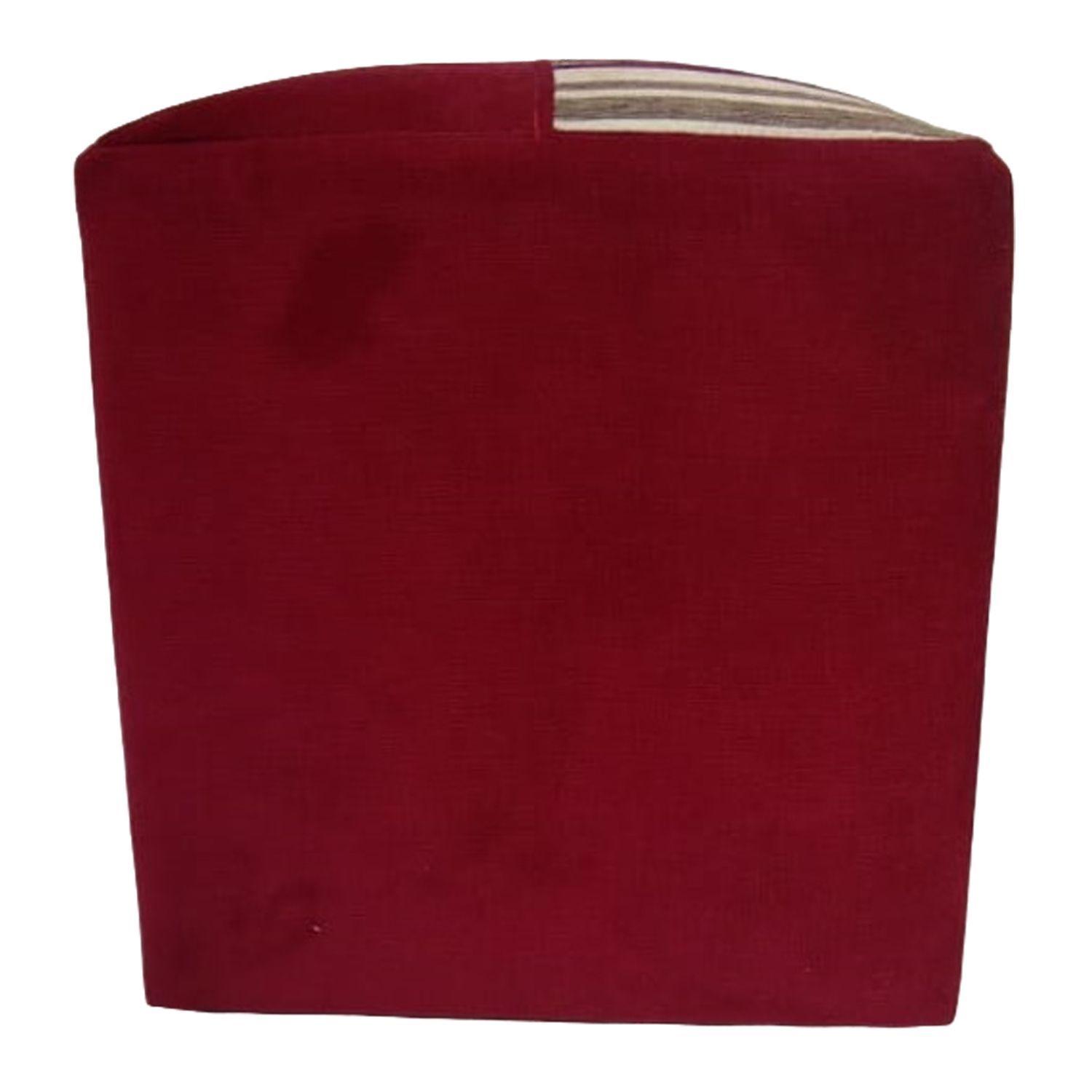 PACK 2 POUF FELPA COMPOSE ROJO-3