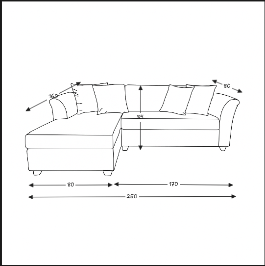 Sofa Seccional Mustang Chico Incorporado LINO DERECHO-3