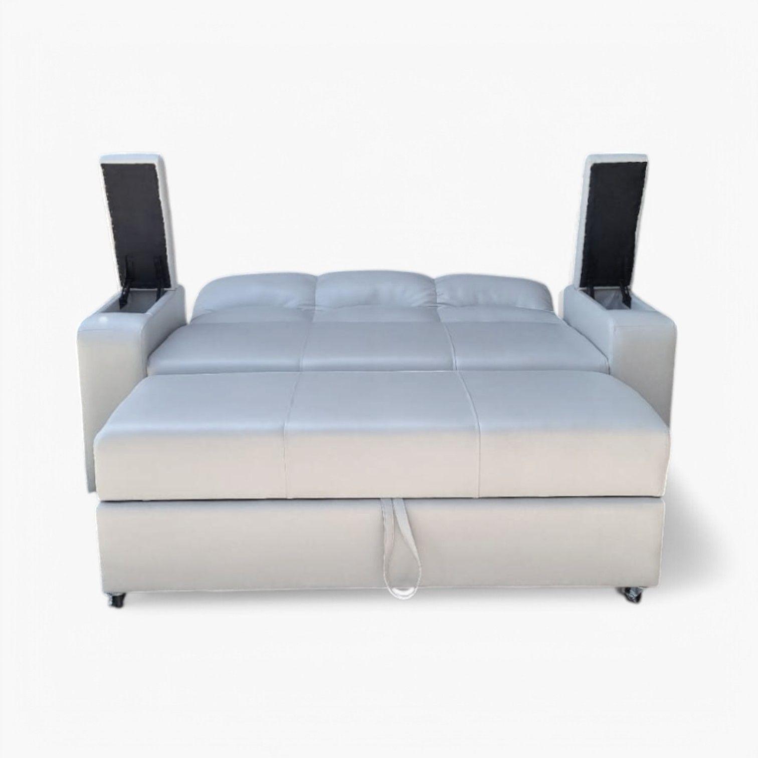 Sofa Cama funcional 2 PZ Deco PU Ecocuero-1