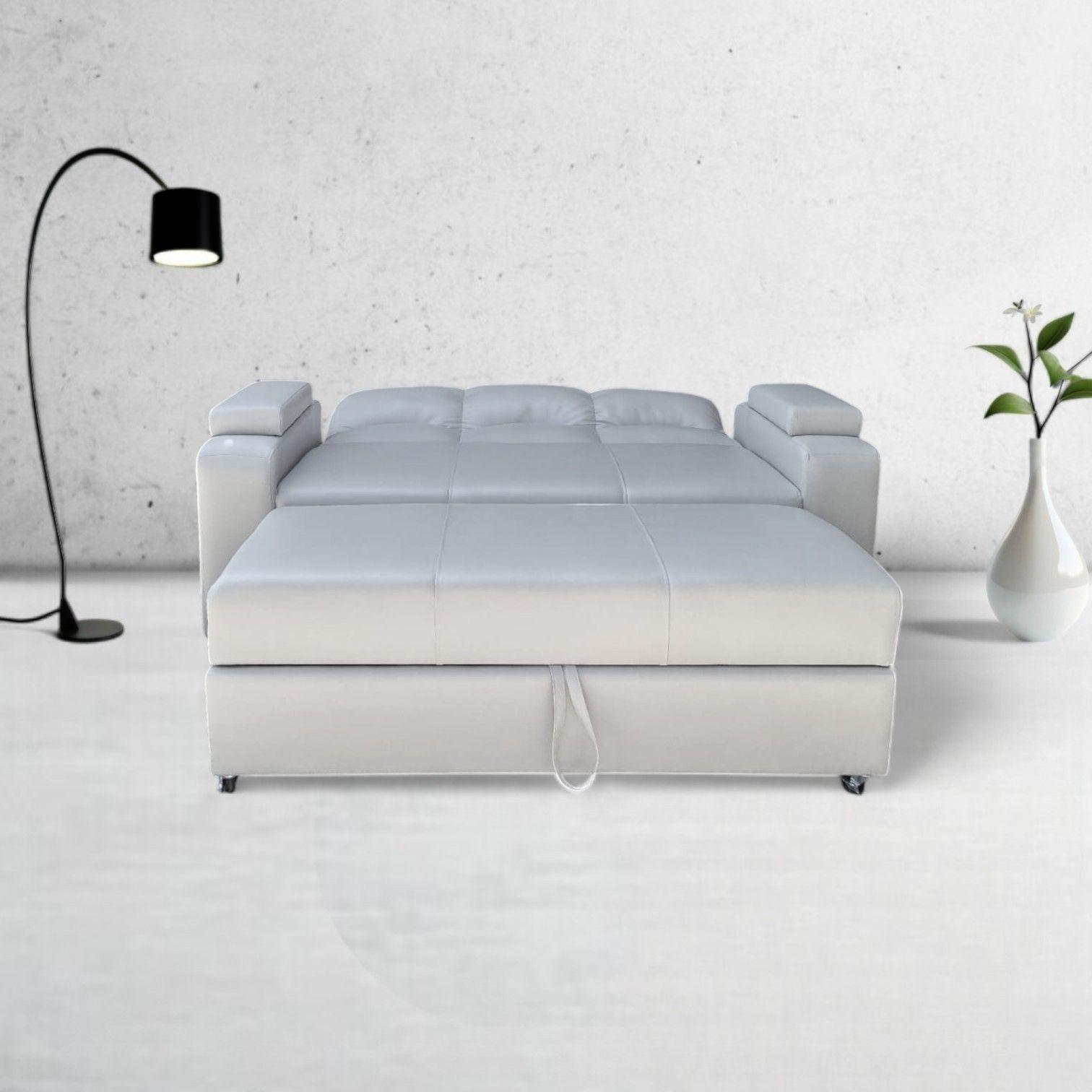 Sofa Cama funcional 2 PZ Deco PU Ecocuero-3