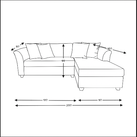Sofa Seccional Mustang Chico Incorporado LINO DERECHO-3