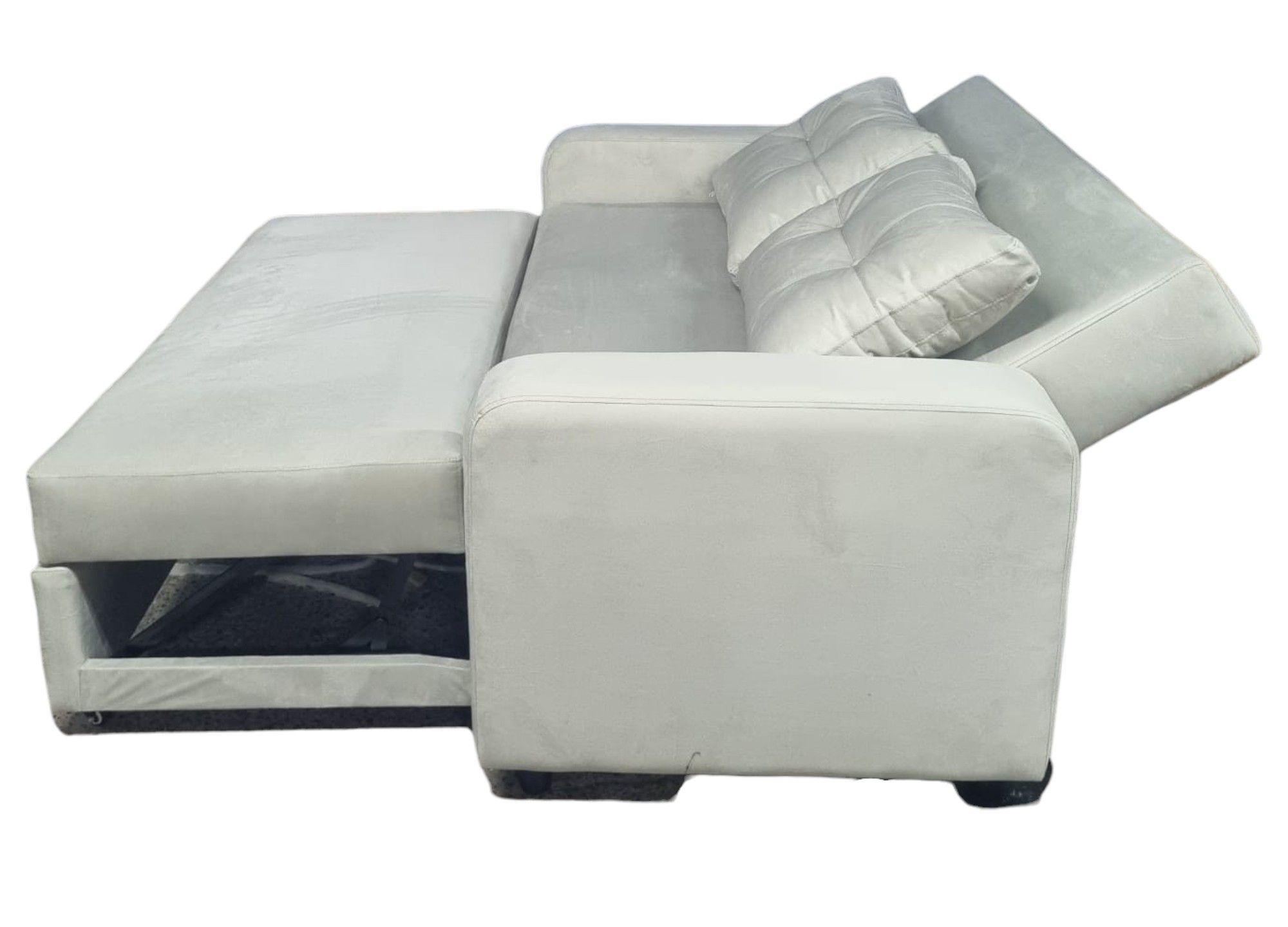 SOFA CAMA FUNCIONAL SICILIA FELPA ARENA-3