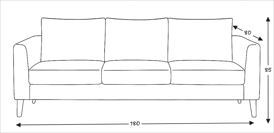 Sofa Estocolmo Lino 3 Cuerpos-2