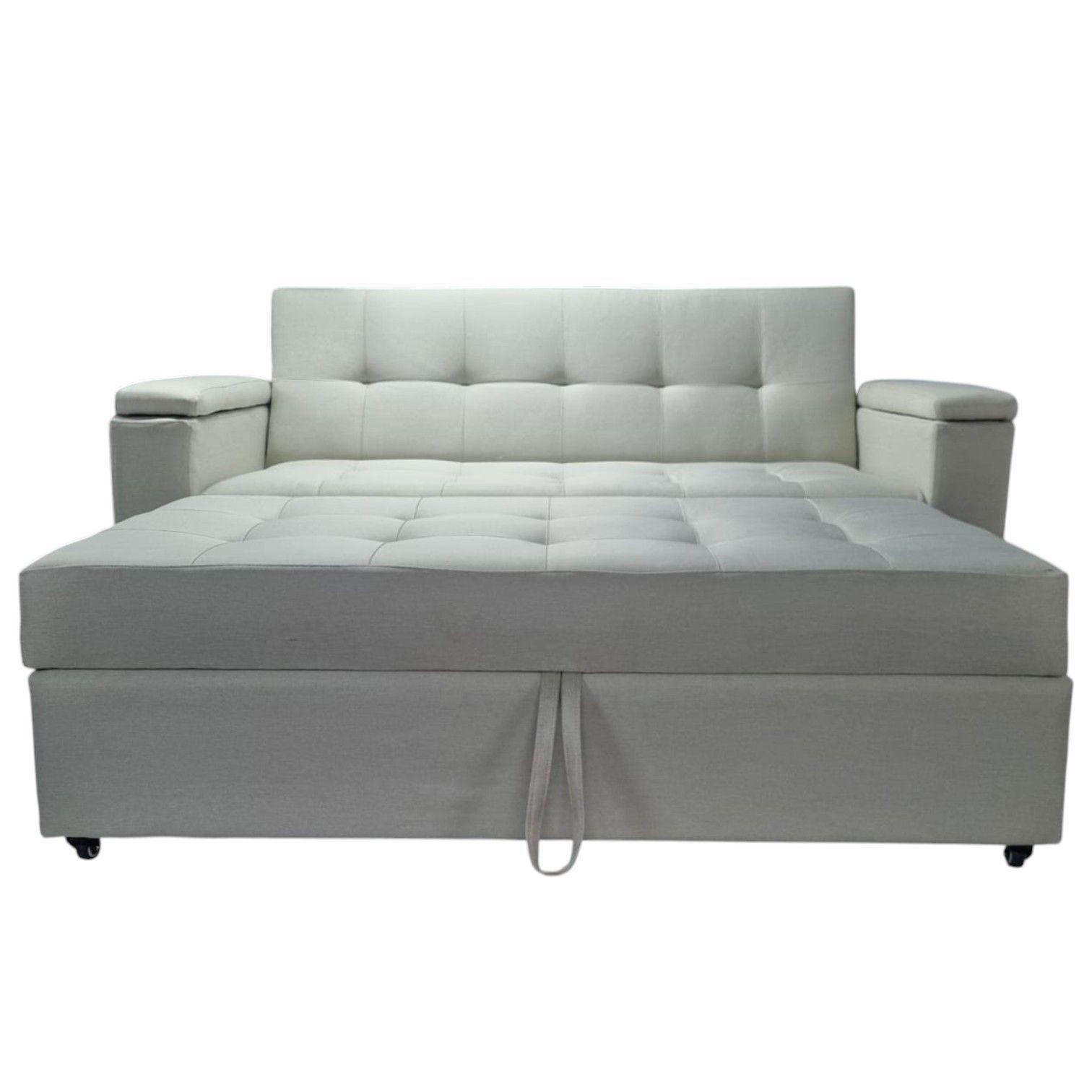 Sof cama funcional 2 plz Londres Lino Crudo-3