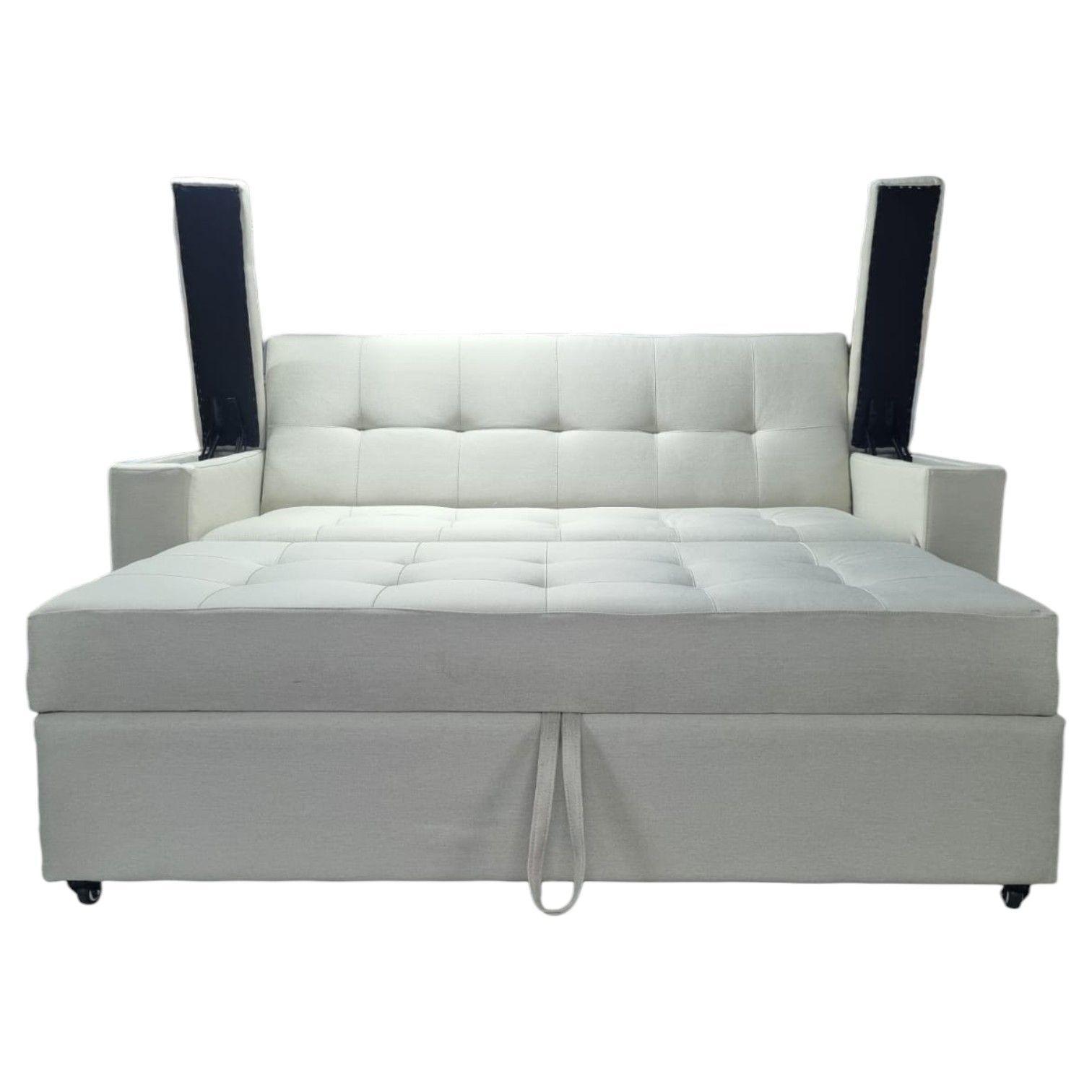 Sof cama funcional 2 plz Londres Lino Crudo-4