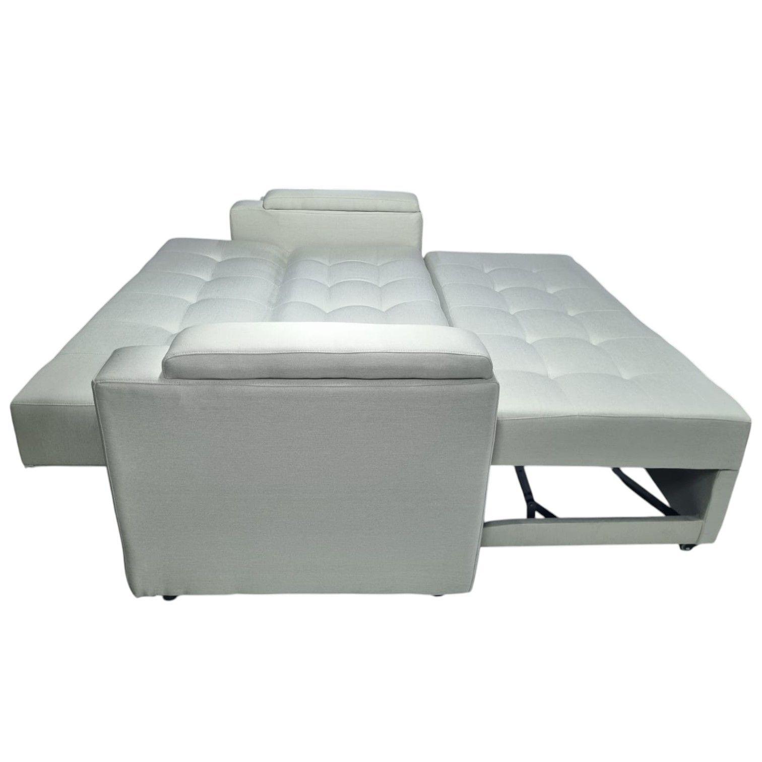 Sof cama funcional 2 plz Londres Lino Crudo-5