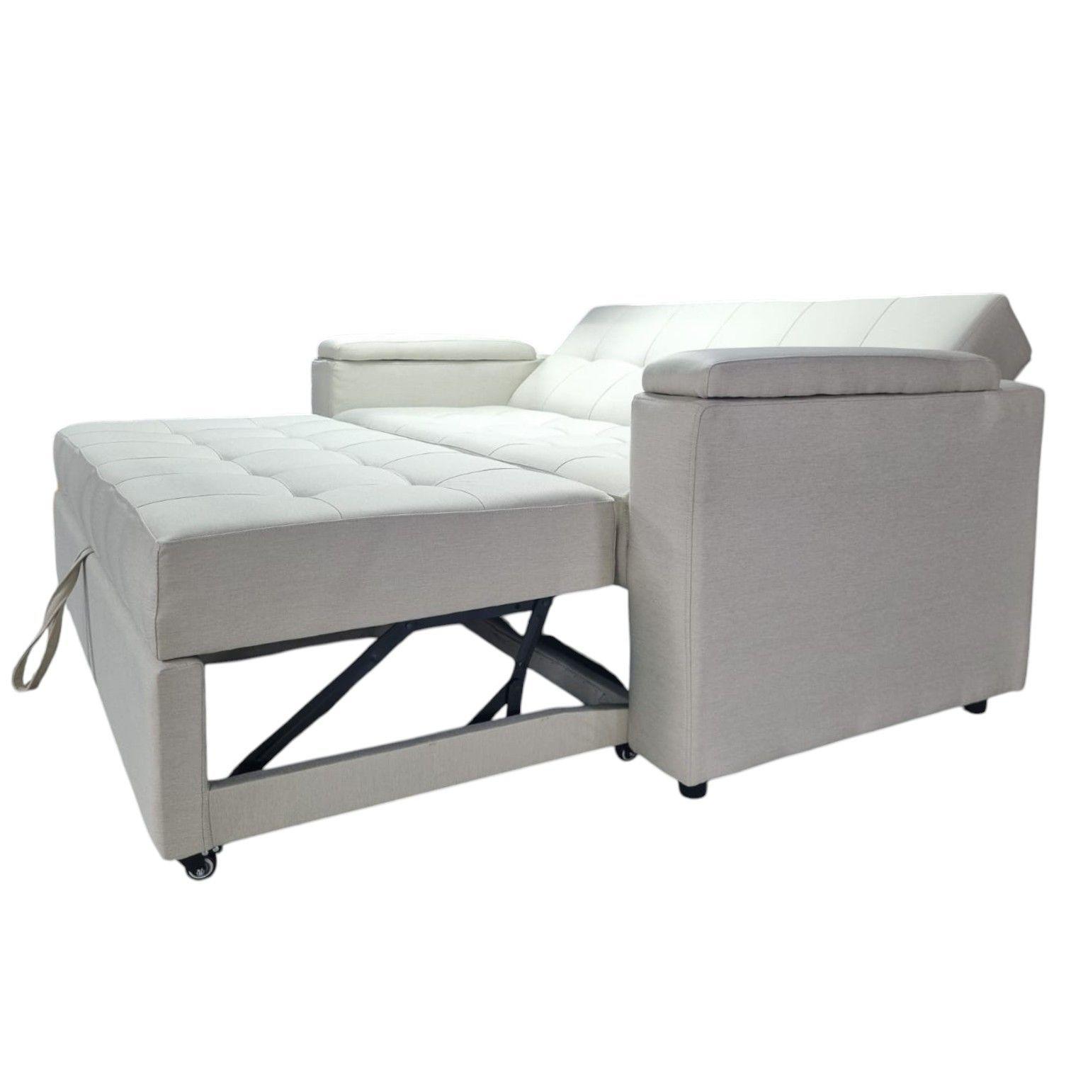 Sof cama funcional 2 plz Londres Lino Crudo-8