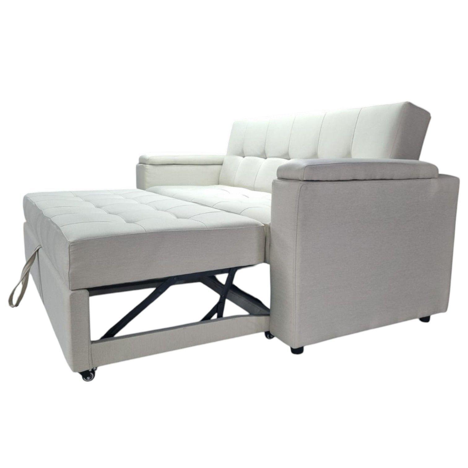 Sof cama funcional 2 plz Londres Lino Crudo-9