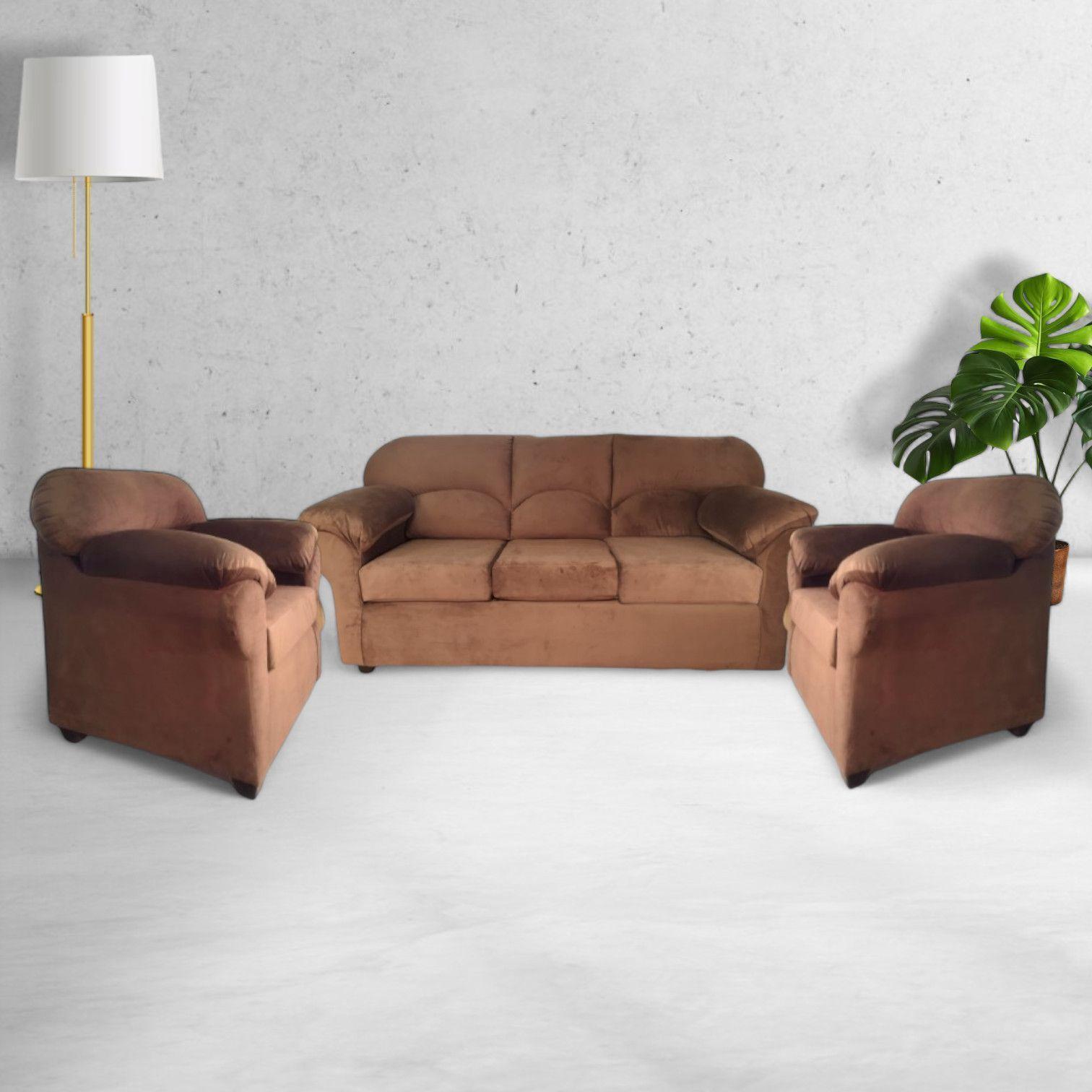 Juego de living Deco 3-1-1 Felpa-4