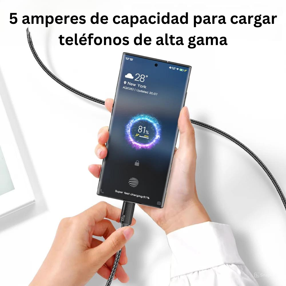 Cable usb c a usb cde 3 mts-2