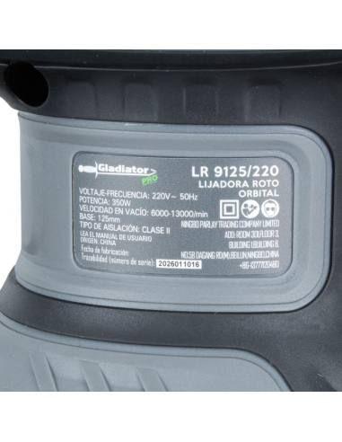 Lijadora Roto Orbital Gladiator 350W LR 9125 220-7