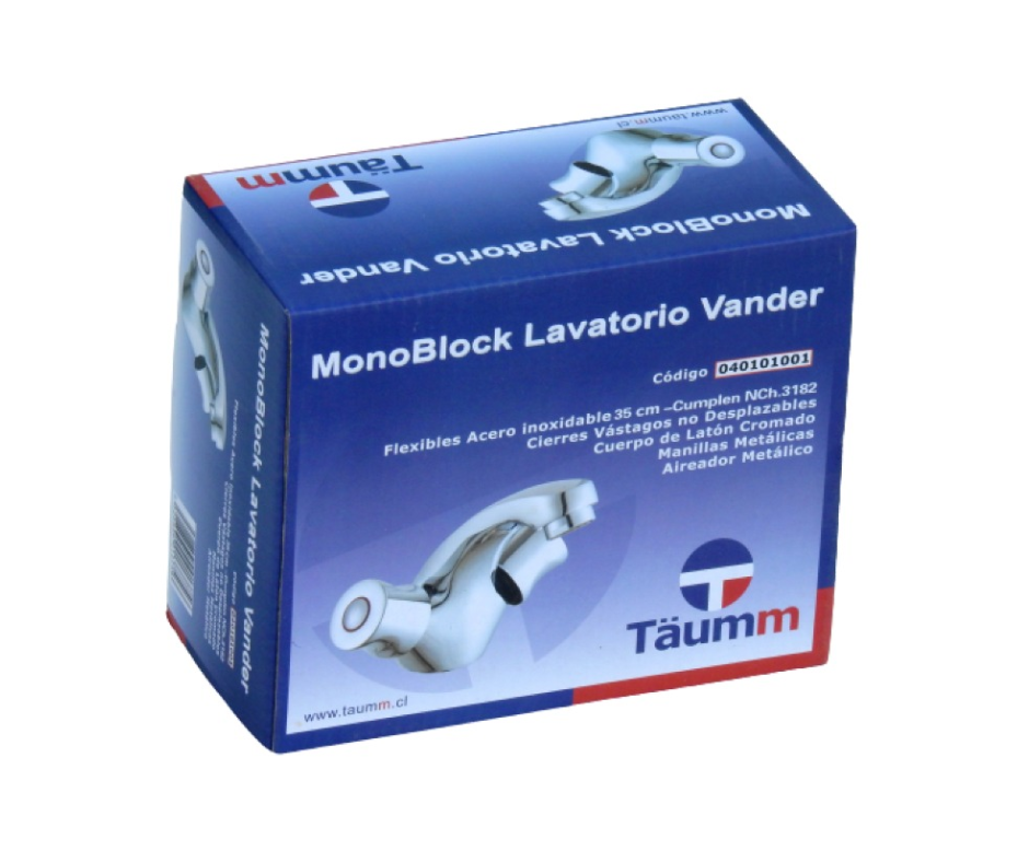 Llave Monoblock Lavatorio Vander Taumm 040101001-1