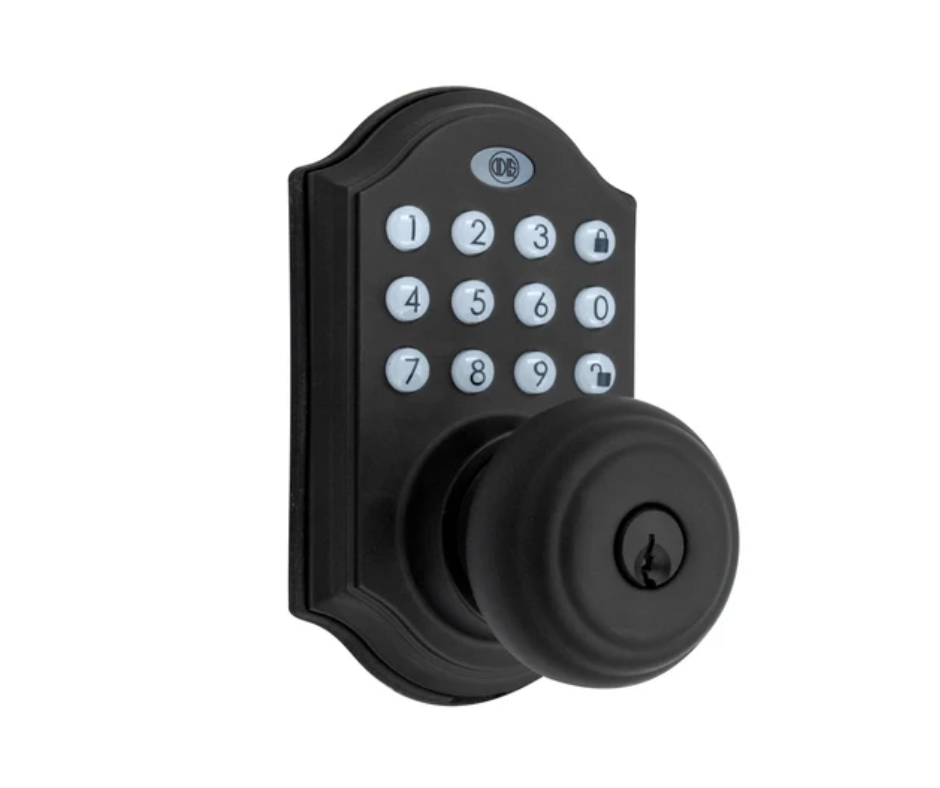 Cerradura Digital Odis Colonial Pomo 5500 Negro-0