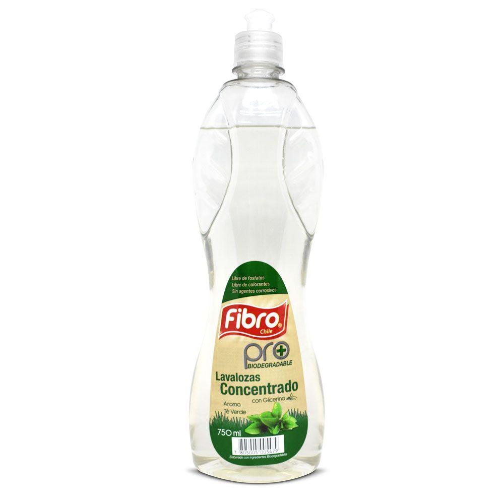 10 UNIDADES LAVALOZA BIODEGRADABLE 750 ML FIBRO PRO BOTELLA-0