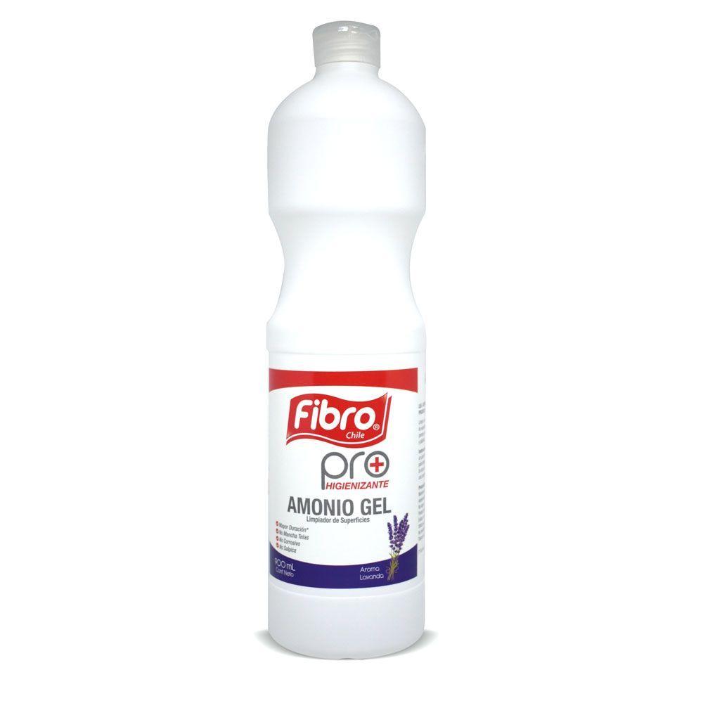 12 UNIDADES LIMPIADOR AMONIO GEL 900 ML FIBRO PRO-0