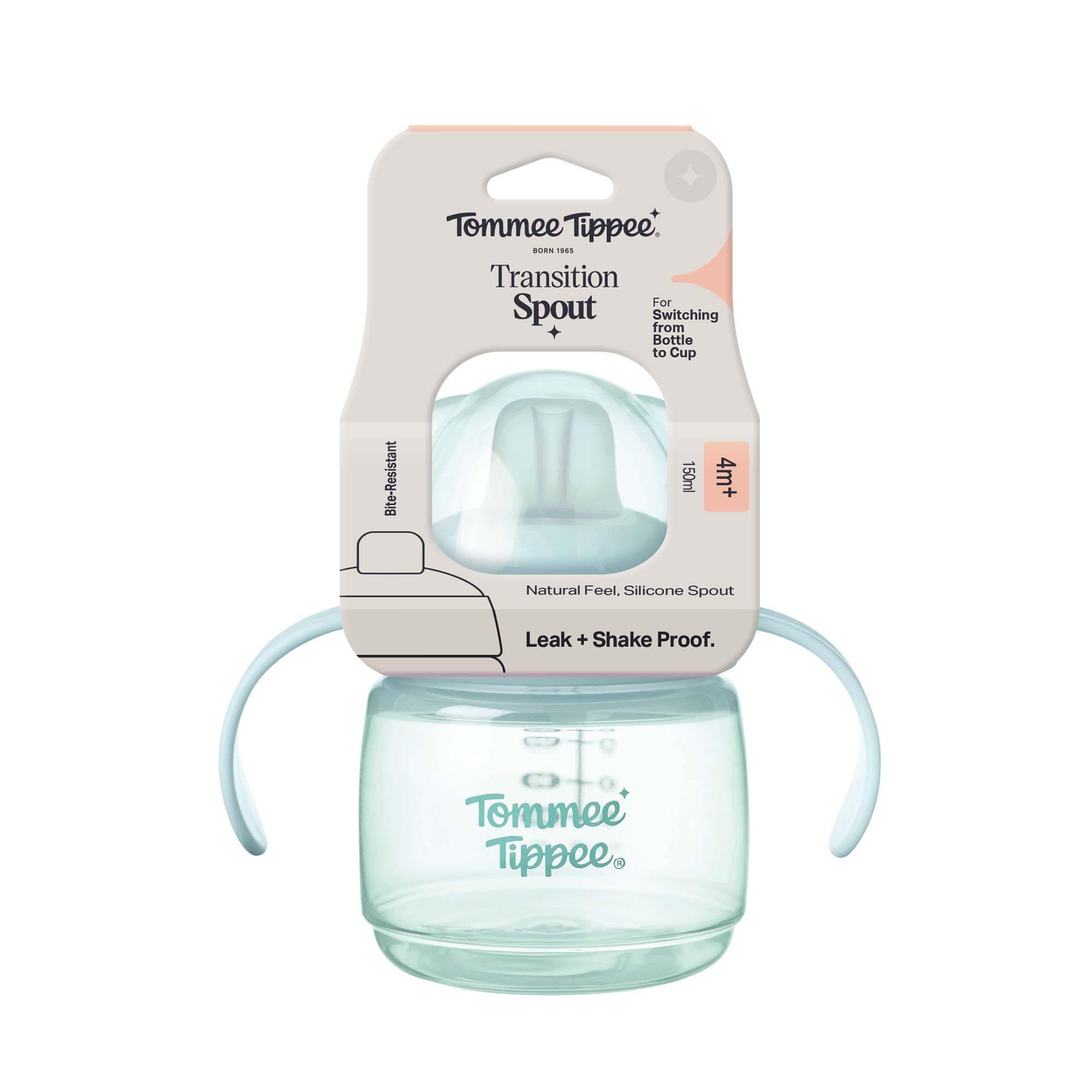 Vaso de aprendizaje  4 meses+ Transition Spout 150ml Celeste-0