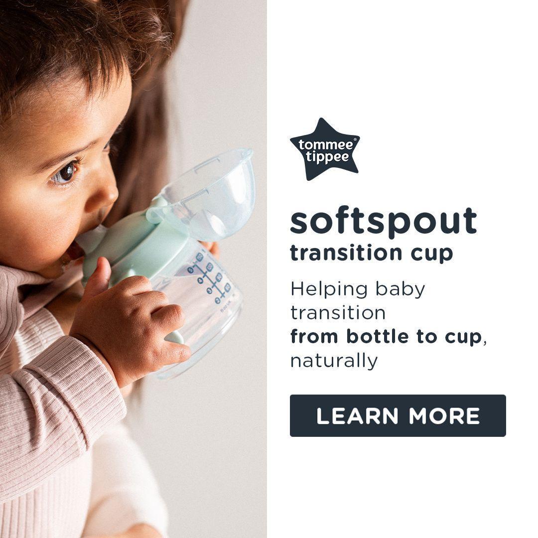 Vaso de aprendizaje  4 meses+ Transition Spout 150ml Celeste-1