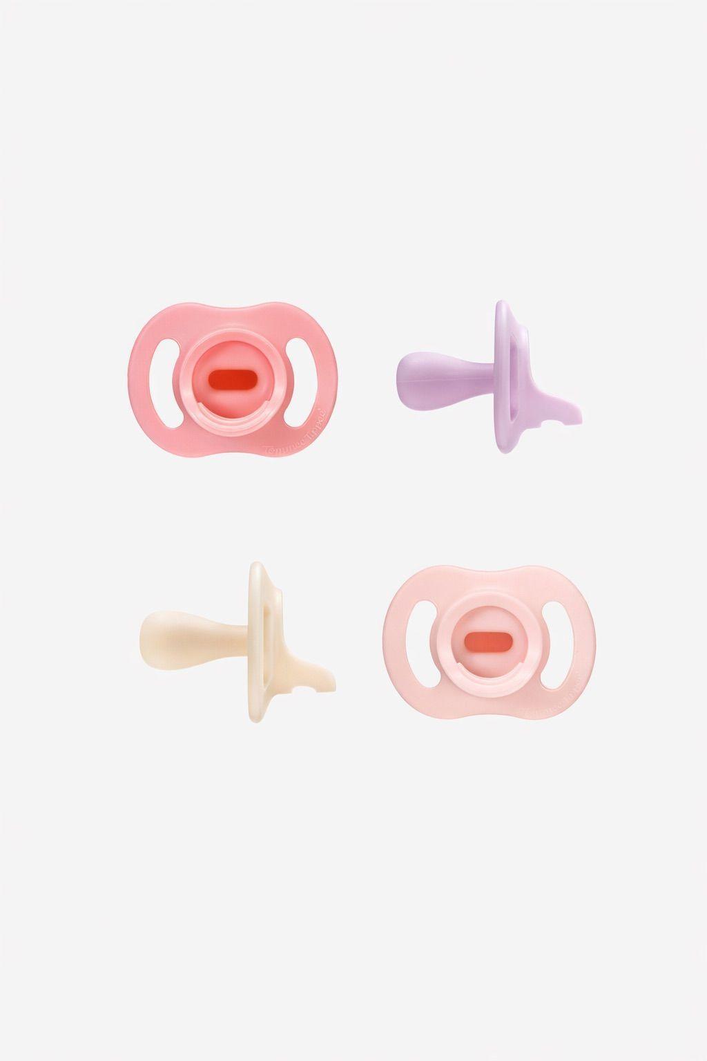 Pack 4 chupetes de silicona Ultralight Stayput niña 0-6 meses-3
